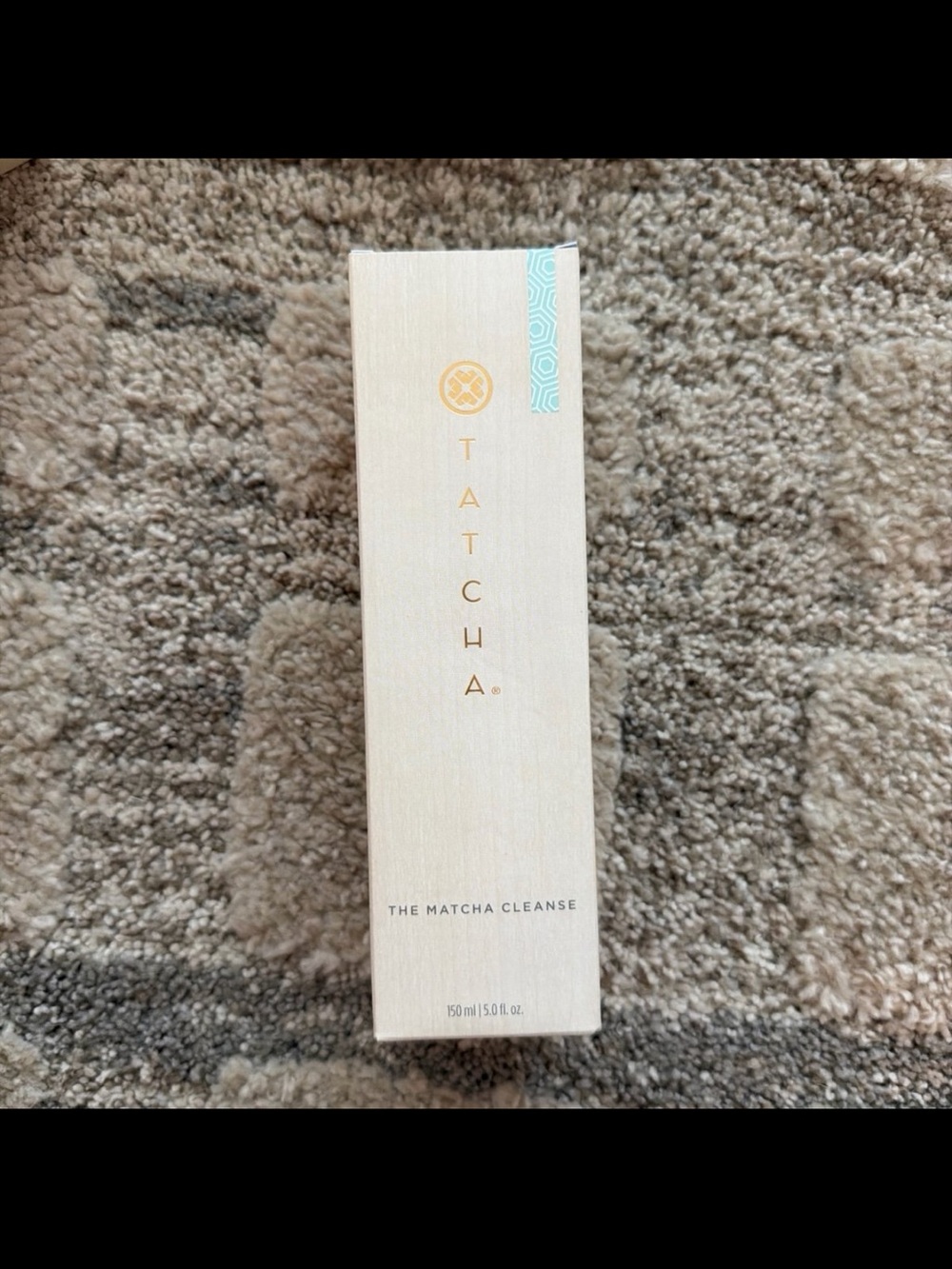Tatcha Gentle Matcha Cleanse in Cream & Light Teal Accents